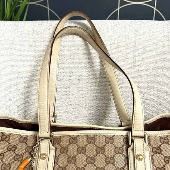 Authentic Gucci tote bag brown monogram canvas - Picture 9 of 16